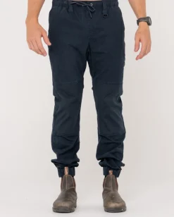 Pantalon Con Punos Elasticos Y Levantamiento Pesado>Rusty Best Sale