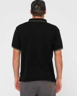 Polo De Manga Corta Con Punta Del Hoyo 19>Rusty Store