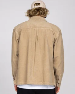 Sobrecamisa De Manga Larga De Pana Coup>Rusty Store