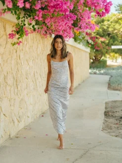 Vestido Largo De Seda Toscana>Rusty Online