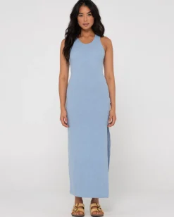 Vestido Largo Sin Mangas De Punto Sunbather>Rusty Sale