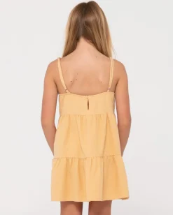 Vestido Lencero Escalonado Sweet Water Para Ninas>Rusty Cheap