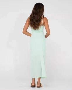 Vestido Lencero Midi Con Aberturas Lucy>Rusty Cheap